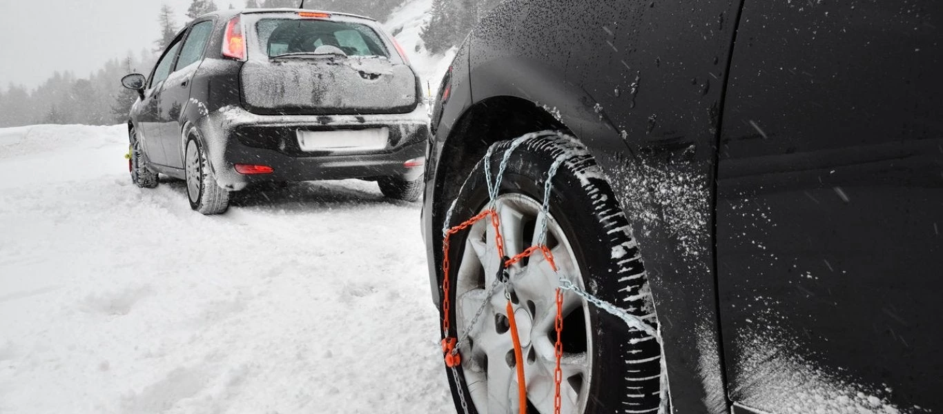 Στον πάγο η χώρα – Δείτε πού χρειάζονται αντιολισθητικές αλυσίδες